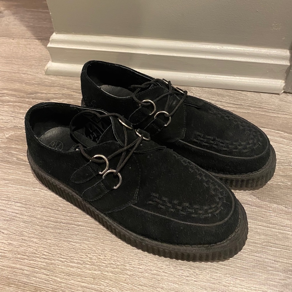 TUK London Suede Platform Creeper Shoe (size 9)